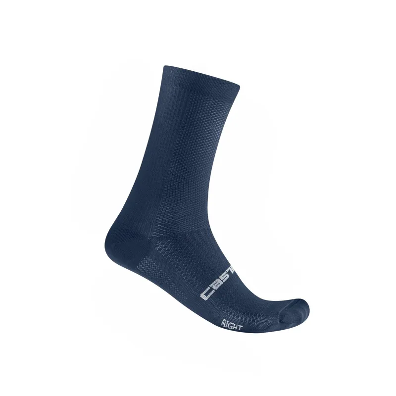 Castelli Espresso 18 Socks - Belgian Blue