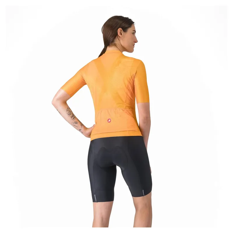 Castelli Prima 2 DT Women's Bib Shorts - Twilight Blue/Hibiscus-1