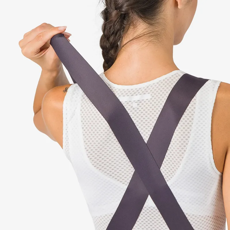 Castelli Prima 2 DT Women's Bib Shorts - Dark Night Shade/ Purple-3