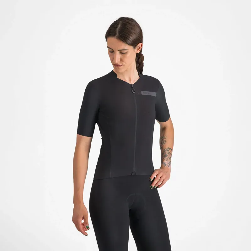 Castelli Premio Evo Women's Short Sleeve Jersey - Light Black