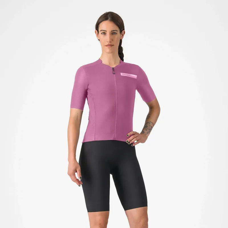 Castelli Premio Evo Women's Short Sleeve Jersey - Deep Purple