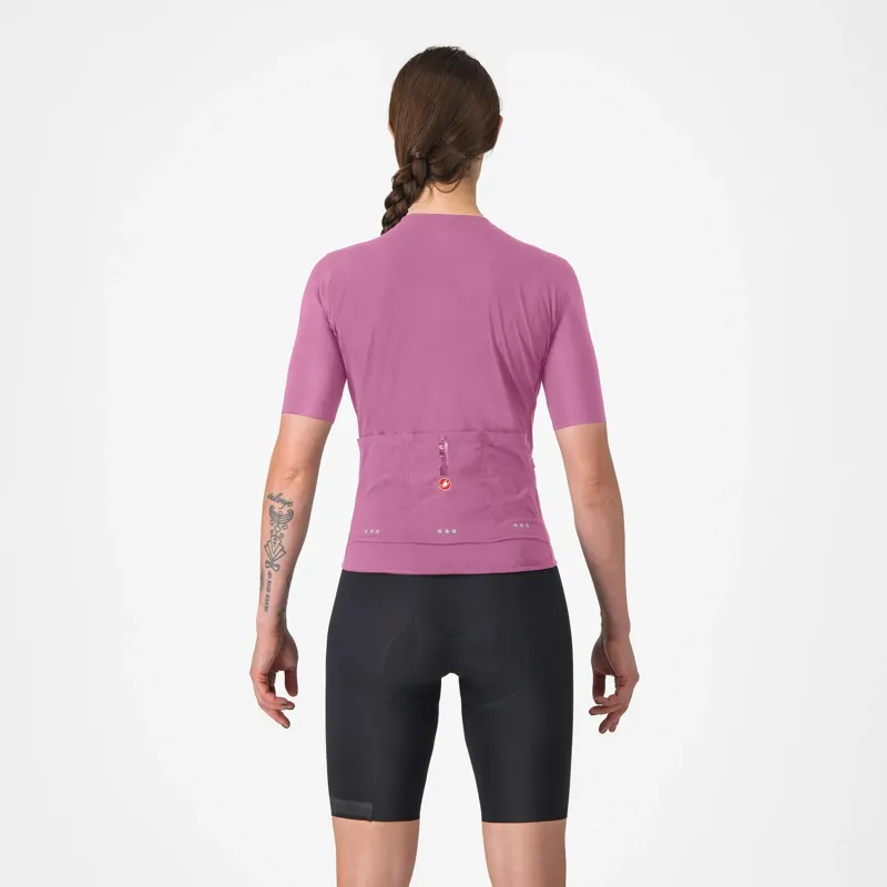 Castelli Premio Evo Women's Short Sleeve Jersey - Deep Purple-1