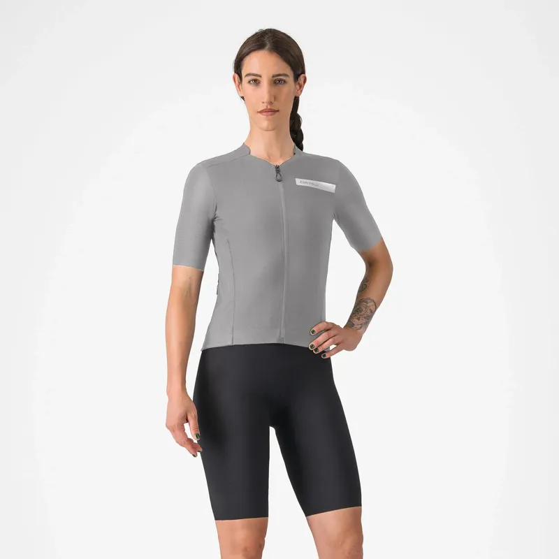 Castelli Premio Evo Women's Short Sleeve Jersey -  Vortex Grey