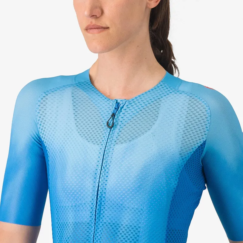 Castelli Climber's A/C Women's Short Sleeve Jersey - Aquamarine-2