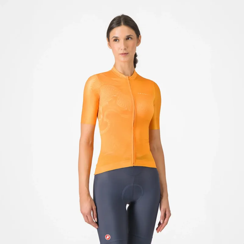 Castelli Fantasia Women's Short Sleeve Jersey - Vivid Orange