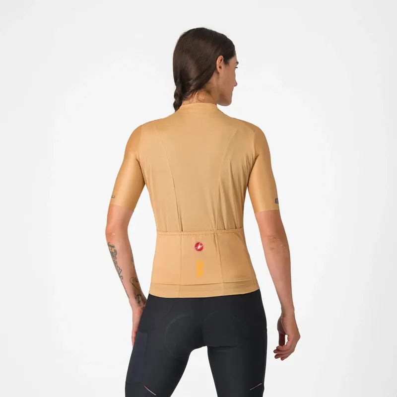 Castelli Unlimited Women's Short Sleeve Jersey - Toffee-1