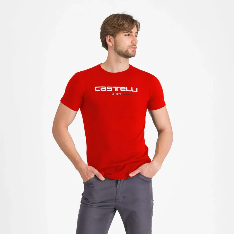 Castelli '76 Men's T-Shirt - Red