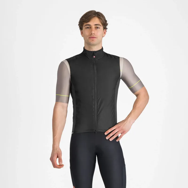 Castelli Fly Direct Men's Vest - Light Black/Dark Grey