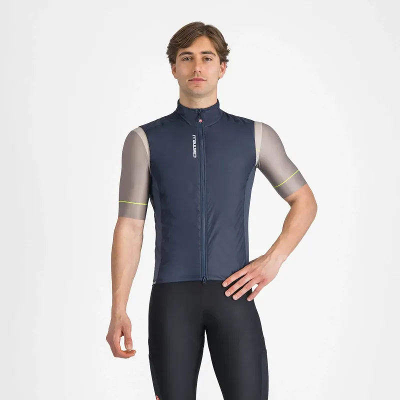 Castelli Fly Direct Men's Vest - Twilight Blue/Silver Grey