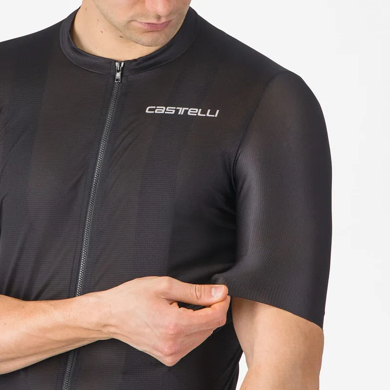 Castelli Unlimited Entrata 3 Men's Short Sleeve Jersey - Light Black-3