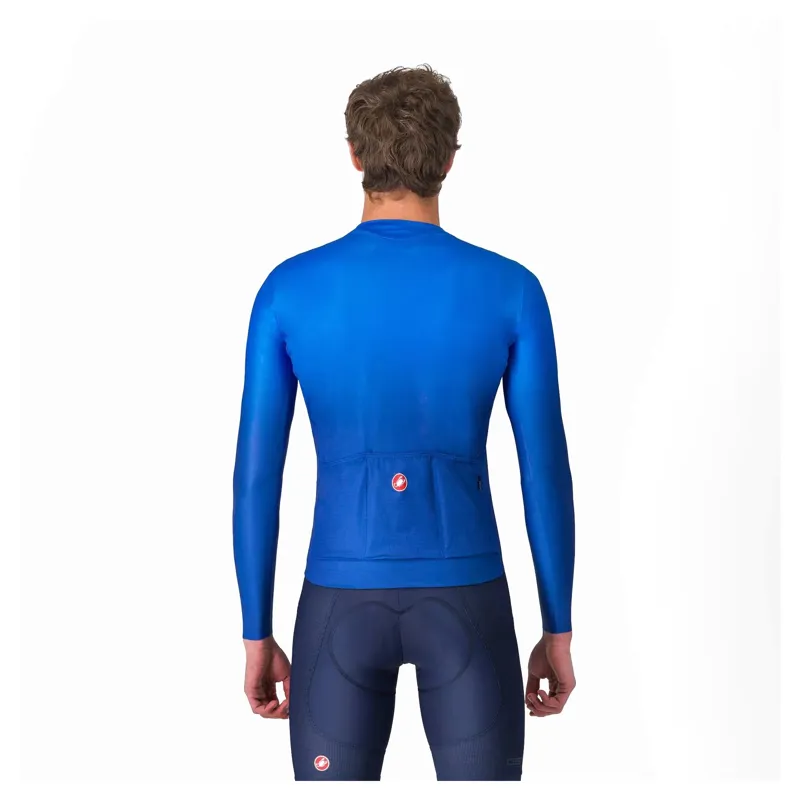 Castelli UPF Men's Long Sleeve Jersey - Azzurro Italia-1