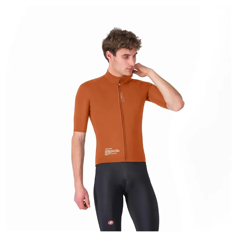 Castelli Do.Di.Ci. Short Sleeve Men's Jacket - Mocha