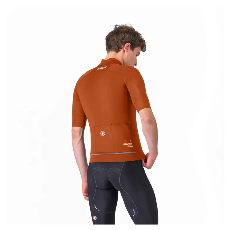 Castelli Do.Di.Ci. Short Sleeve Men's Jacket - Mocha-1