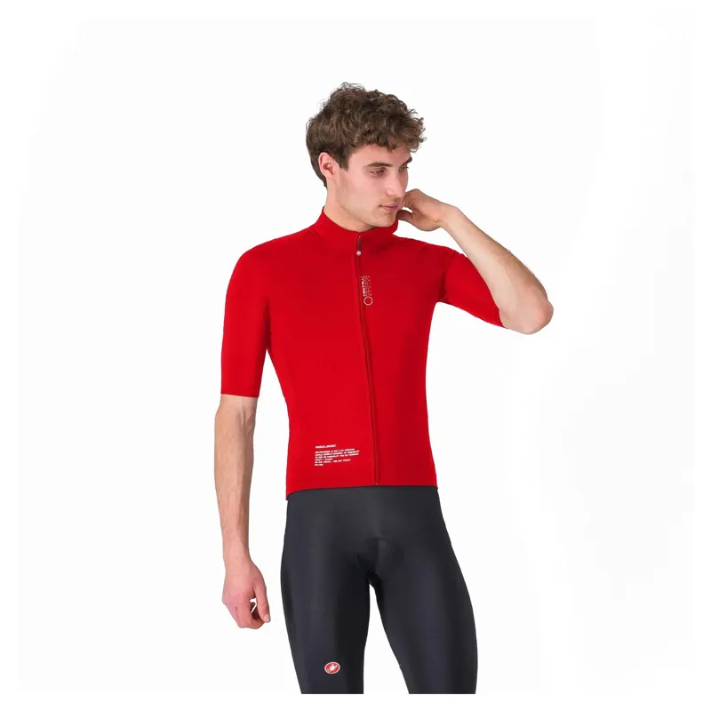 Castelli Do.Di.Ci. Short Sleeve Men's Jacket - Rich Red