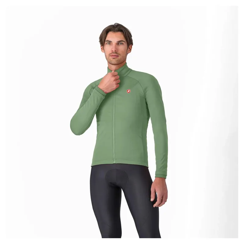 Castelli Competizione Men's Windproof Jacket - Green Pepper