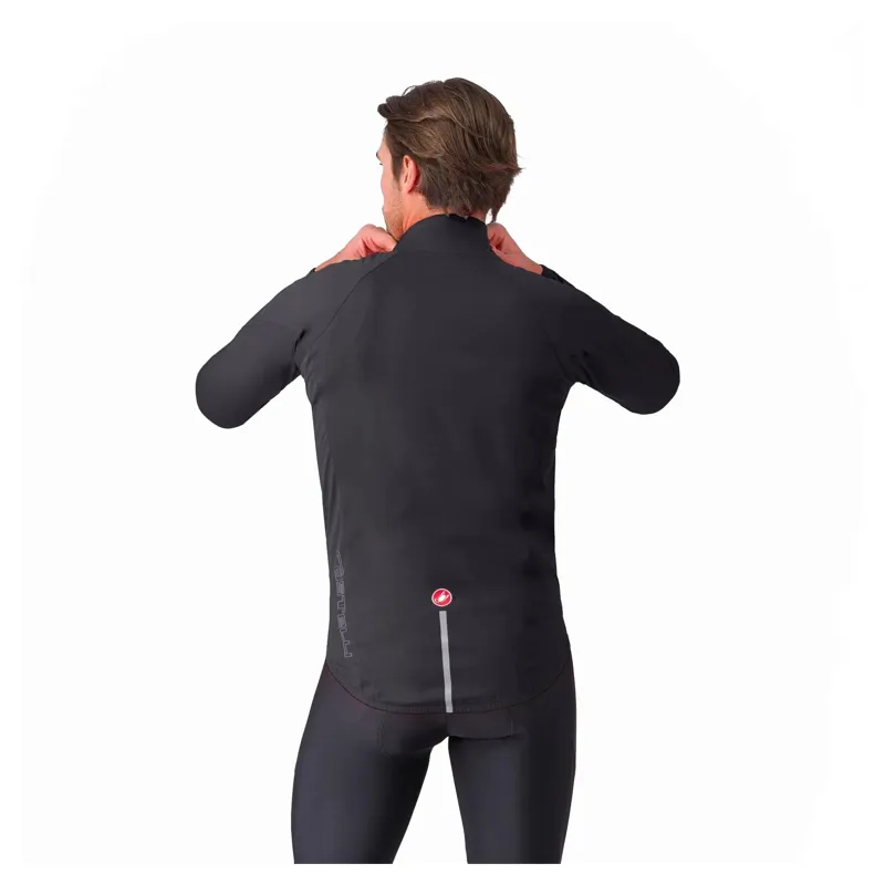 Castelli Emergency 3 Men's Waterproof Rain Jacket - Light Black-1
