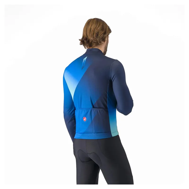 Castelli Amplify Thermal Men's Long Sleeve Jersey - Belgian Blue/Azzurro/Blue-1