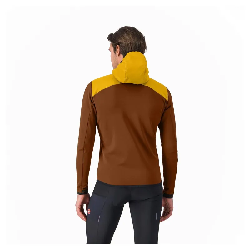 Castelli Unlimited Roam Men's Hoodie - Mocha/Yellow-1