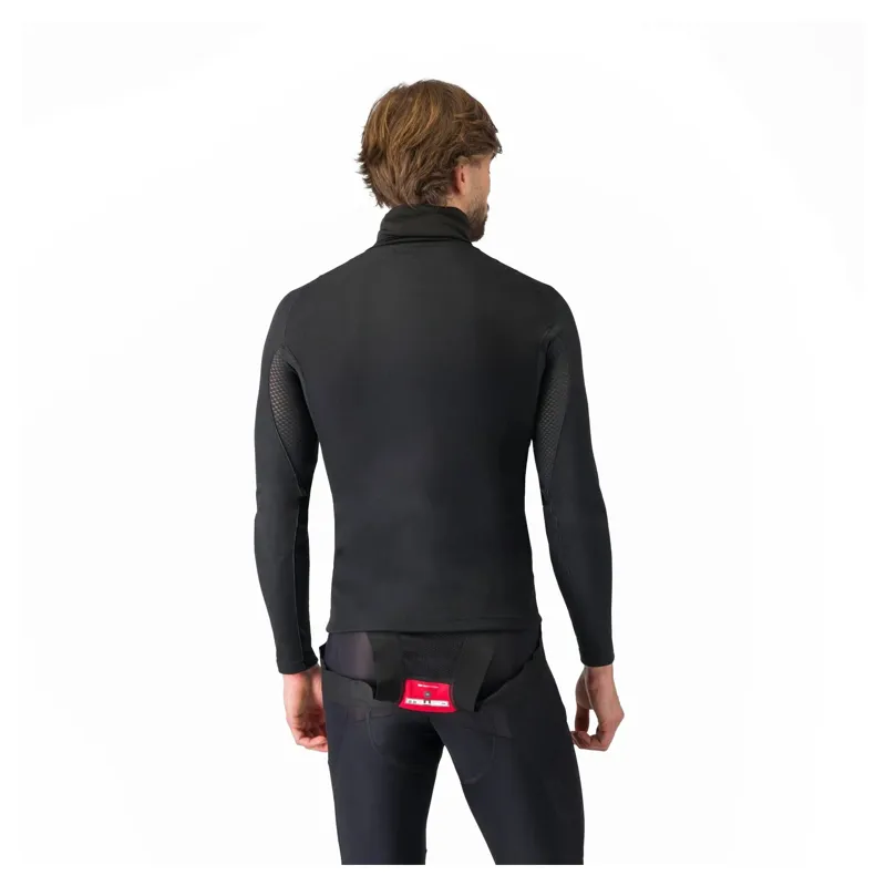 Castelli Flanders 2 Men's High Neck Warmer Base Layer - Black-1