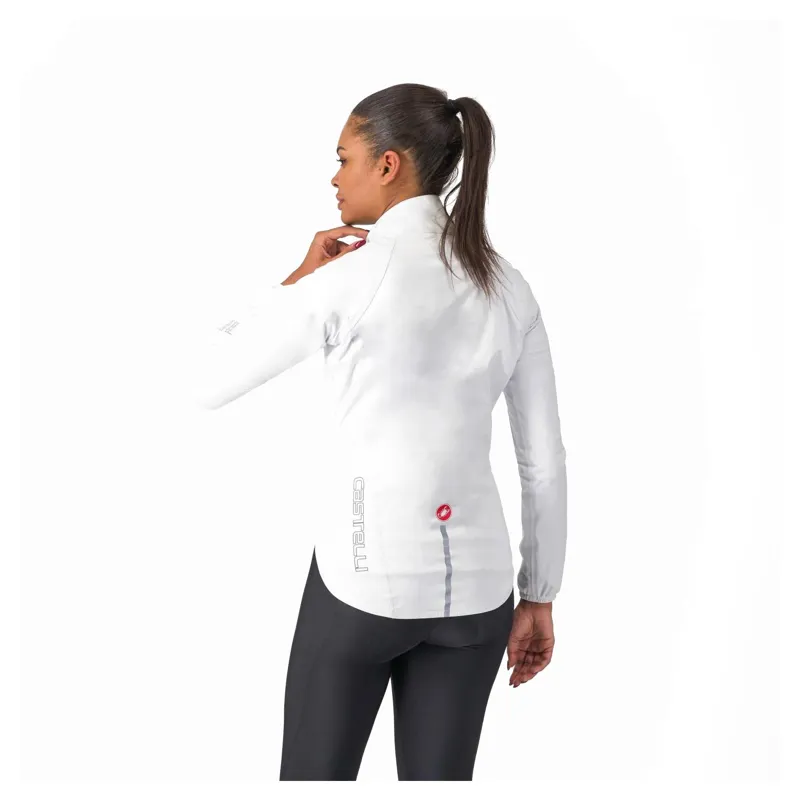 Castelli Emergency 3 Women's Waterproof Rain Jacket - White-1