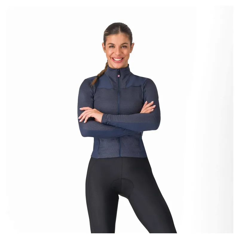 Castelli Sfida 3 Women's Long Sleeve Jersey - Twilight Blue