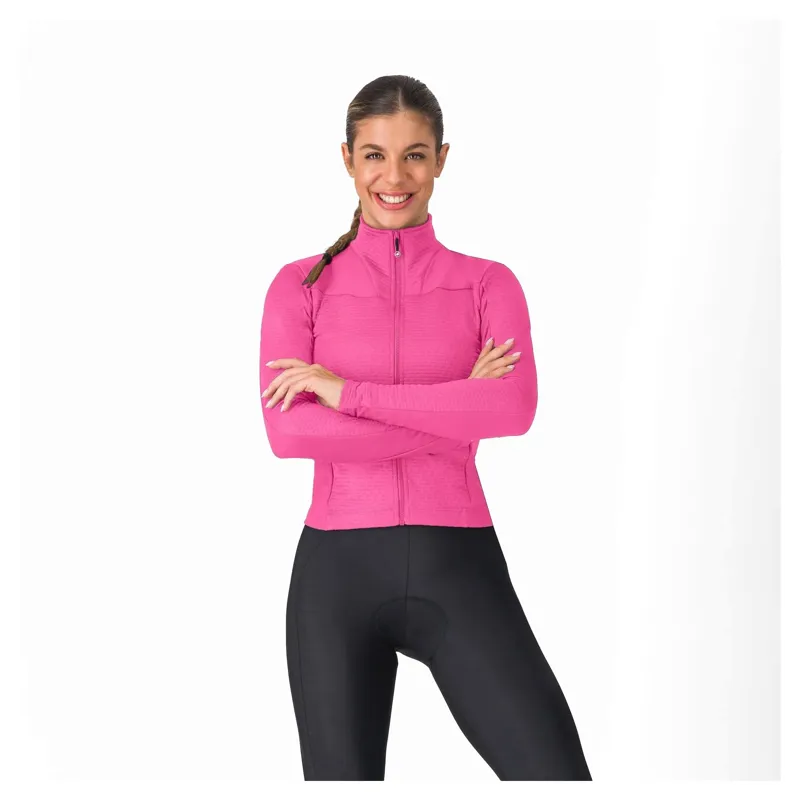 Castelli Sfida 3 Women's Long Sleeve Jersey - Violet Pink