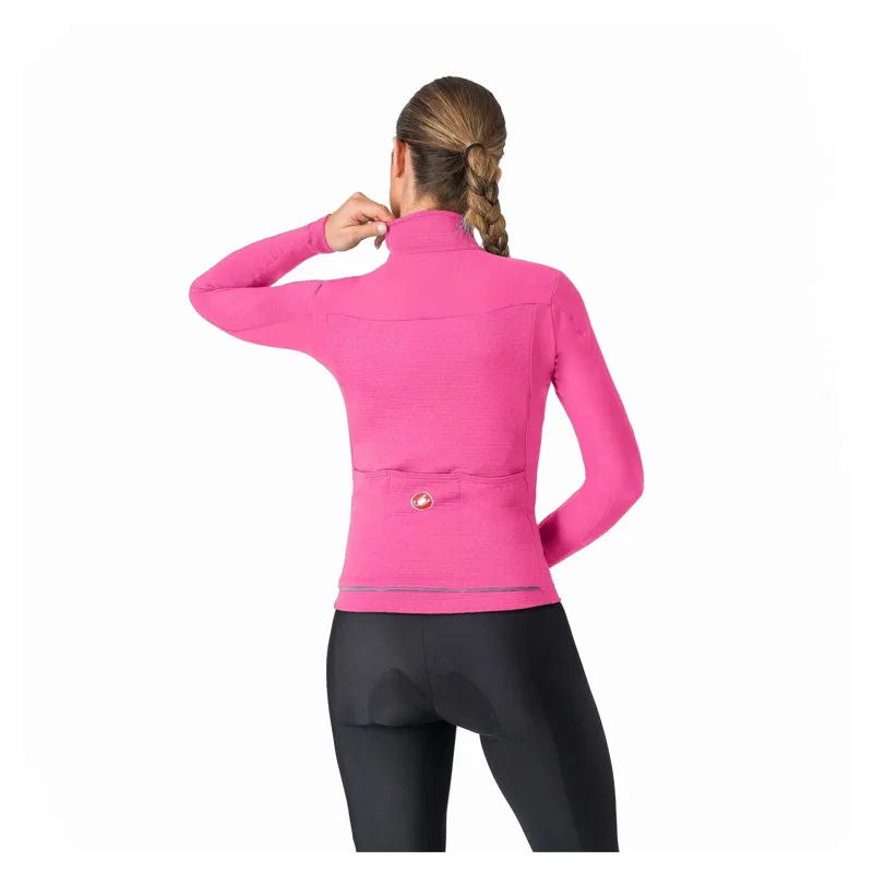 Castelli Sfida 3 Women's Long Sleeve Jersey - Violet Pink-1
