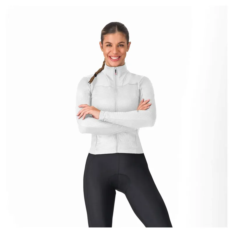 Castelli Sfida 3 Women's Long Sleeve Jersey - Silver Grey