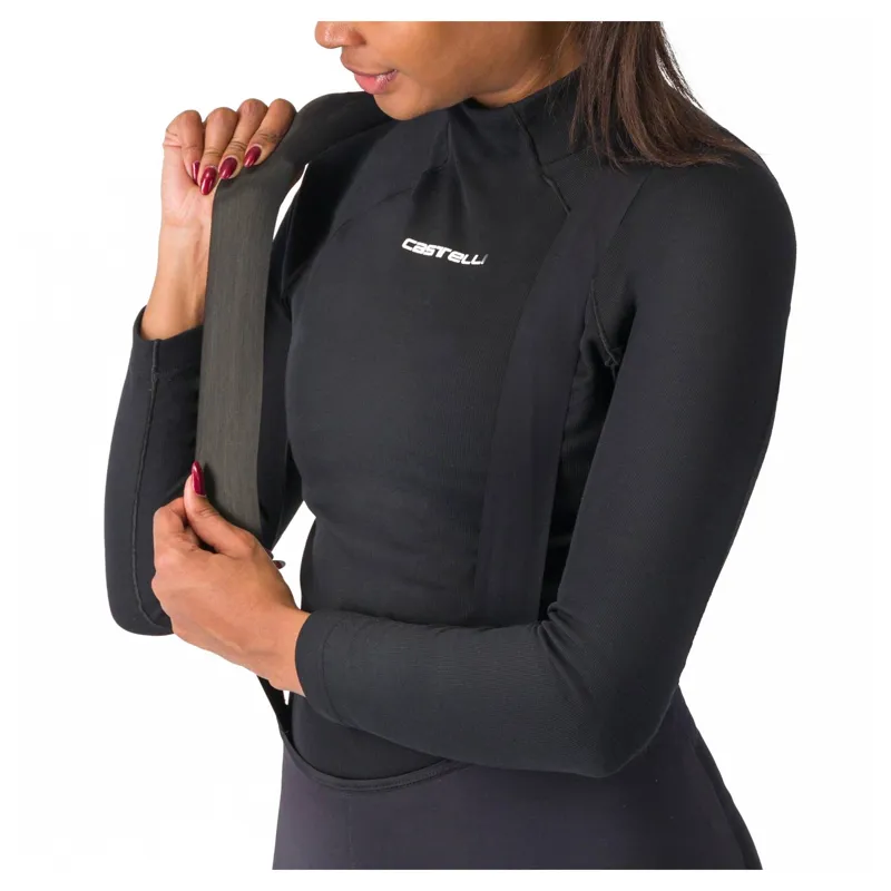 Castelli Polare 2 Women's Windproof Bib Tights - Black-3