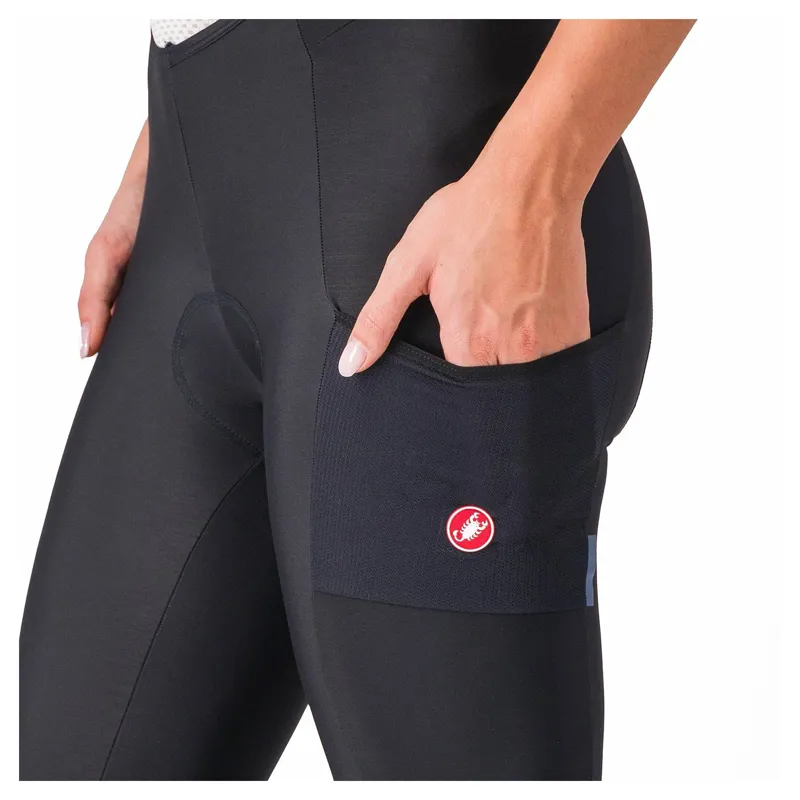 Castelli Unlimited DT Women's Bib Tights - Black-5