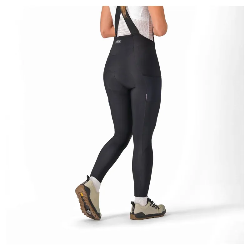Castelli Unlimited DT Women's Bib Tights - Black-3