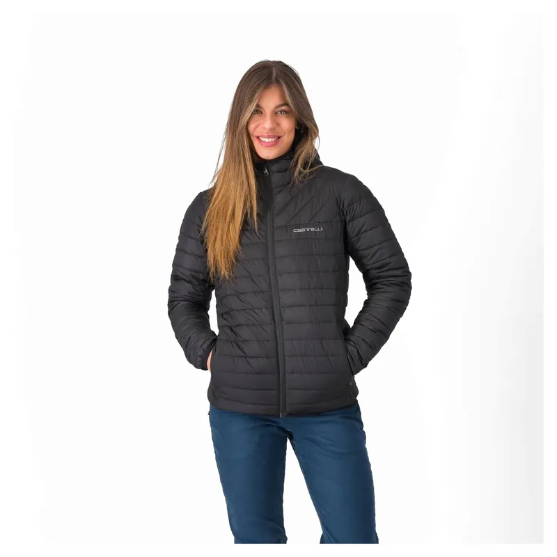 Castelli Classico Women's Puffy Windproof Jacket - Black