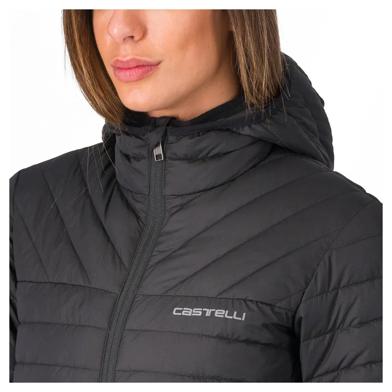 Castelli Classico Women's Puffy Windproof Jacket - Black-2