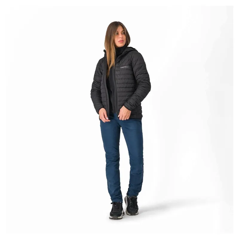 Castelli Classico Women's Puffy Windproof Jacket - Black-3