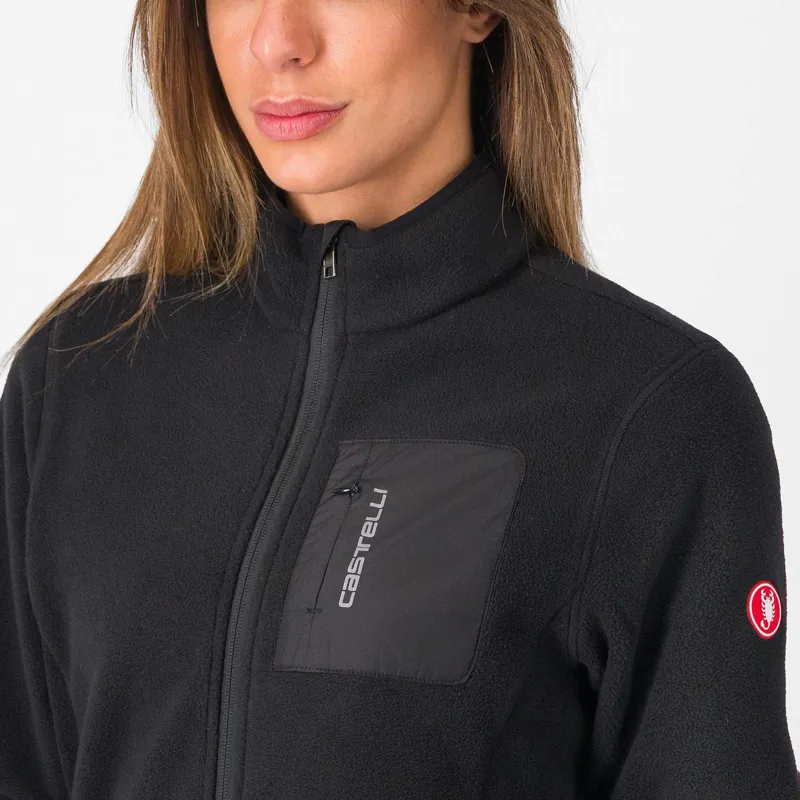 Castelli Classico Women's Fleece Jacket - Black-2