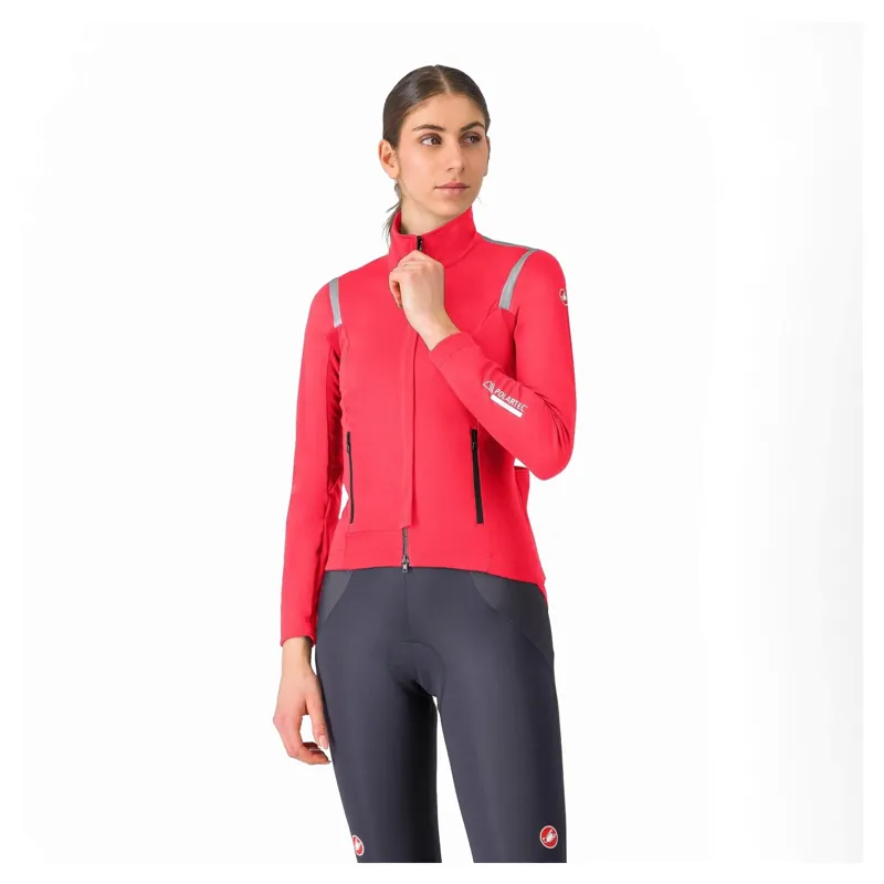 Castelli Perfetto RoS 3 Women's Jacket - Hibiscus/Black Reflex