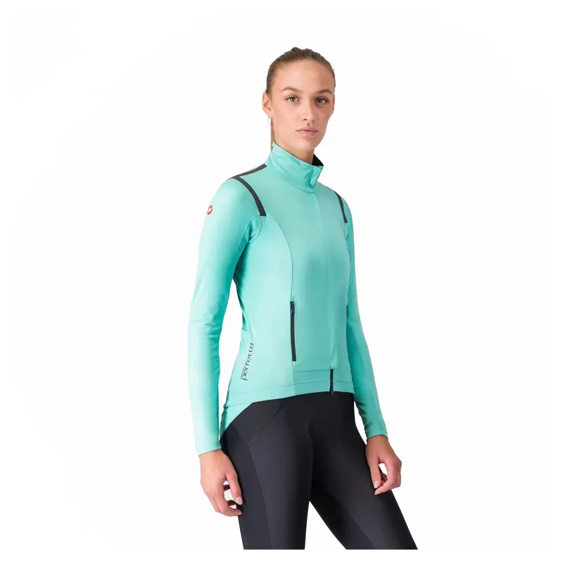 Castelli Perfetto RoS 3 Women's Jacket - Pool Blue/Black Reflex