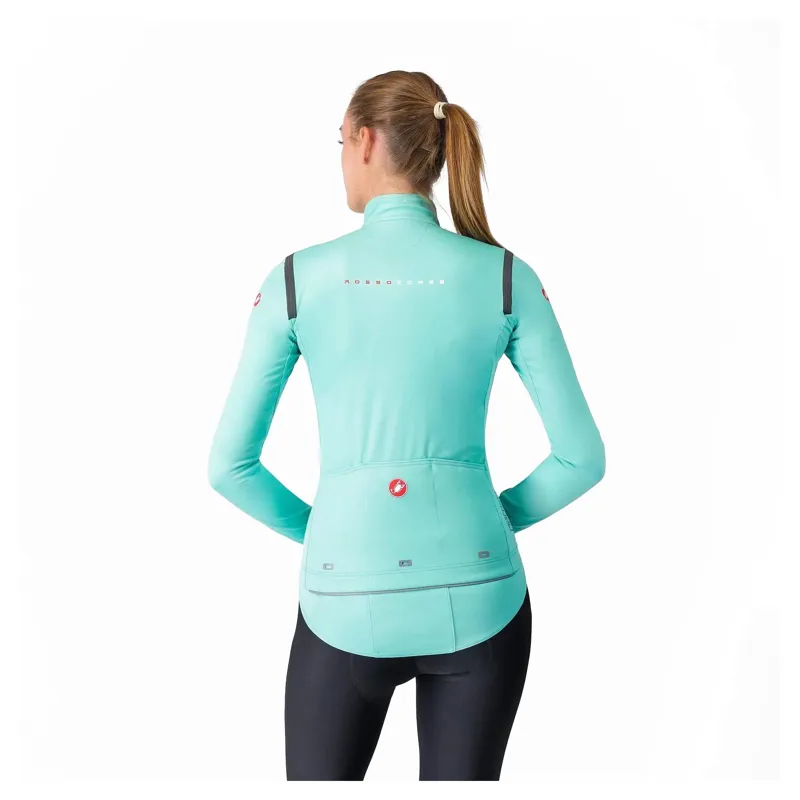 Castelli Perfetto RoS 3 Women's Jacket - Pool Blue/Black Reflex-1