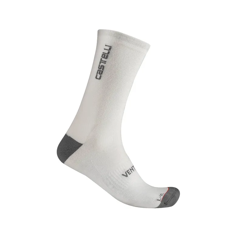Castelli Venti Soft Merino Socks - White