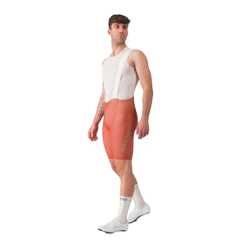 Castelli Free Aero Race Men's Bib Shorts - Paprika/Elmwood