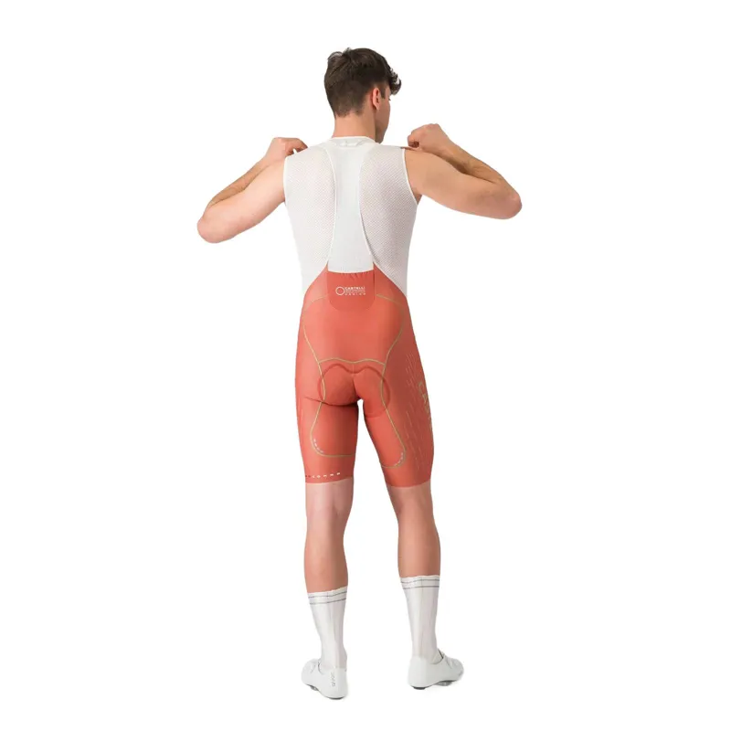 Castelli Free Aero Race Men's Bib Shorts - Paprika/Elmwood-1