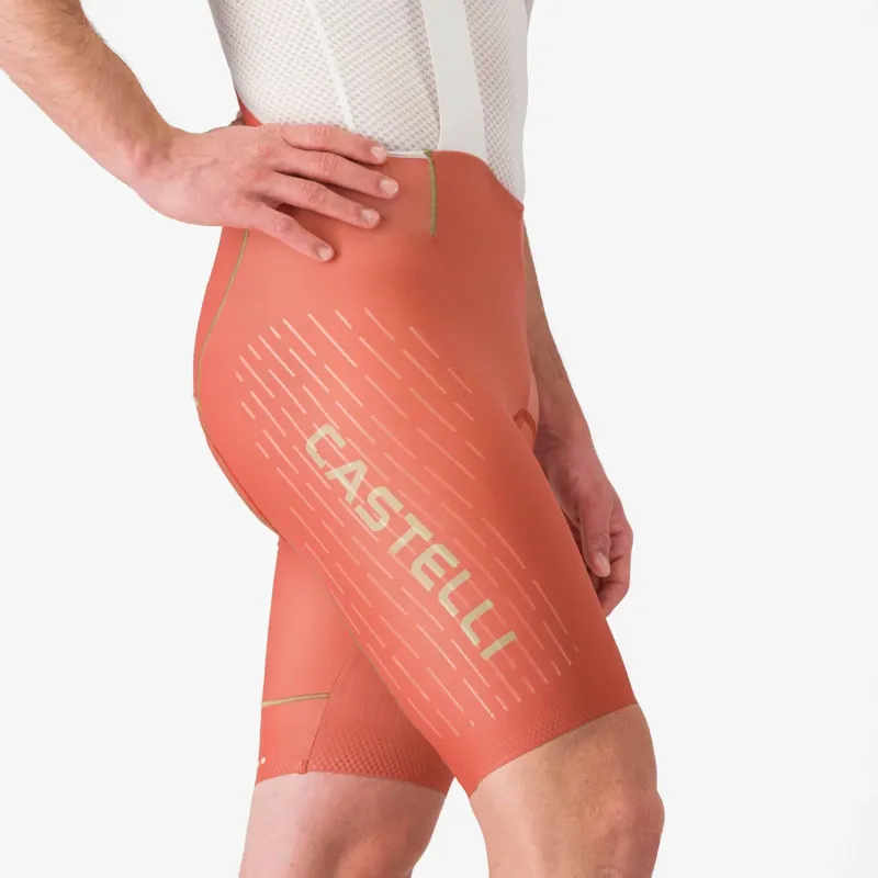 Castelli Free Aero Race Men's Bib Shorts - Paprika/Elmwood-3