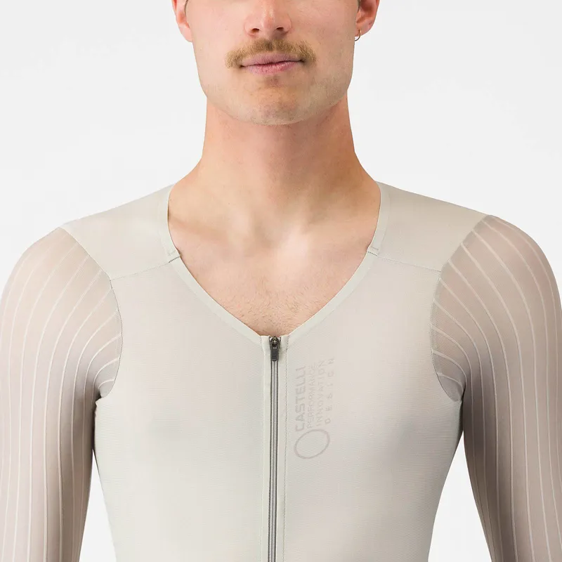 Castelli Body Paint V TT Men's Speed Suit - Silver Moon/Clay/Smoky Grey-2