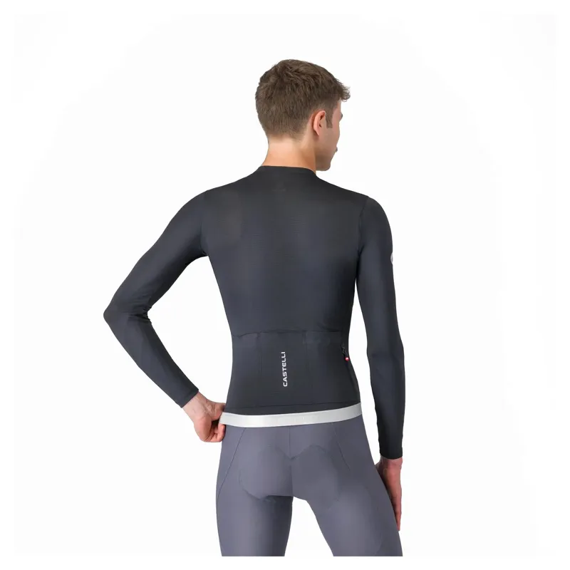 Castelli Espresso 2 Men's Long Sleeve Jersey - Black-1