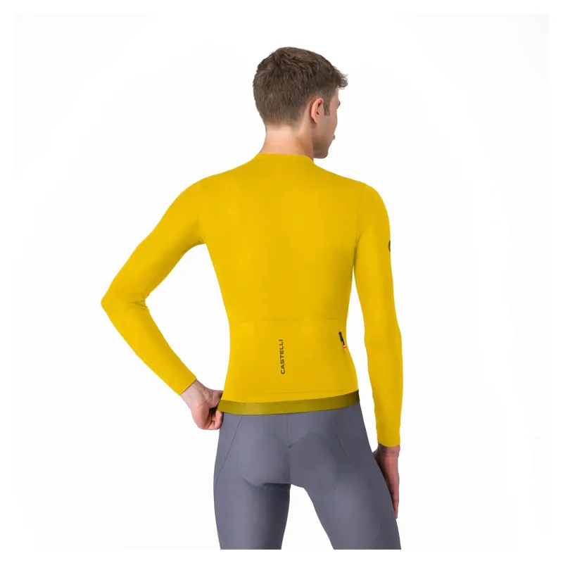 Castelli Espresso 2 Men's Long Sleeve Jersey - Mango Mojito-1