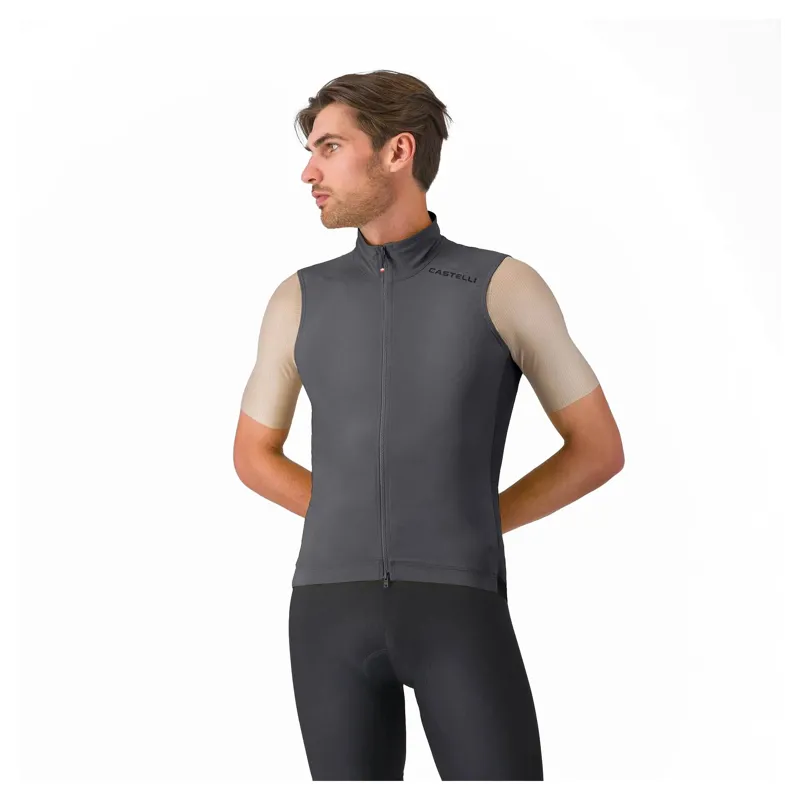 Castelli Espresso 2 Men's Vest - Smoky Grey
