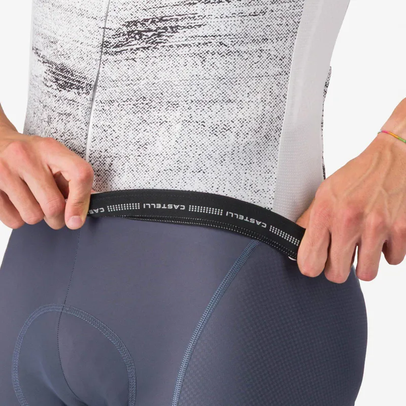 Castelli Stratus Logo Men's Short Sleeve Jersey - White/Smoky Grey-3