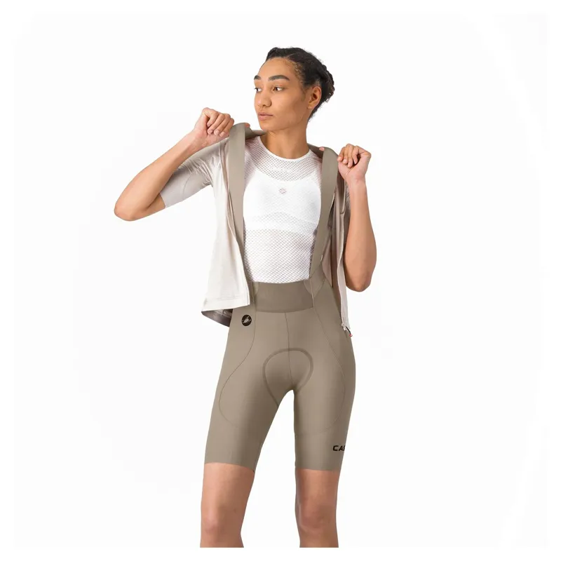 Castelli Espresso 2 Women's DT Women's Bib Shorts - Clay