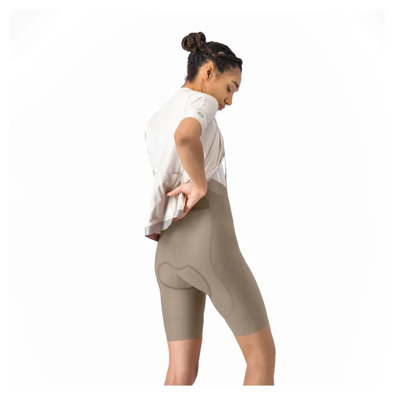 Castelli Espresso 2 Women's DT Women's Bib Shorts - Clay-1