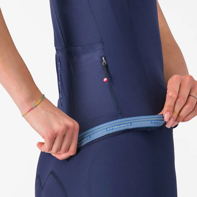 Castelli Espresso 2 Women's Short Sleeve Jersey - Belgian Blue-4